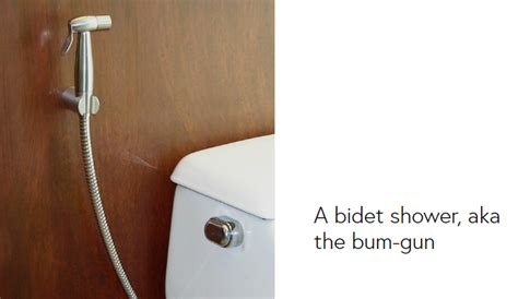How to use a Bidet Shower (aka The Bum Gun) — .